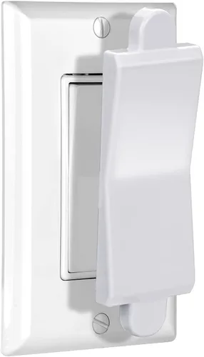 Vista 10 de PSZEZNZ - Cubierta protectora para interruptor de luz, cubiertas de salida de interruptor de luz para interruptores de pared modernos y planos