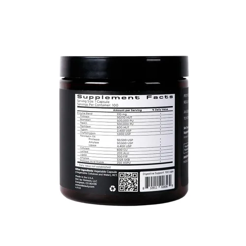 Vista 9 de OSMOSIS Suplemento enzimático de apoyo digestivo para el cuidado de la piel, 100 unidades Bioidentical enzymes improve digestion, regularity &
