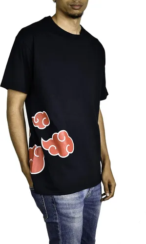 Vista 5 de Naruto Shippuden Anti-Leaf Village Akatsuki Clouds Camiseta