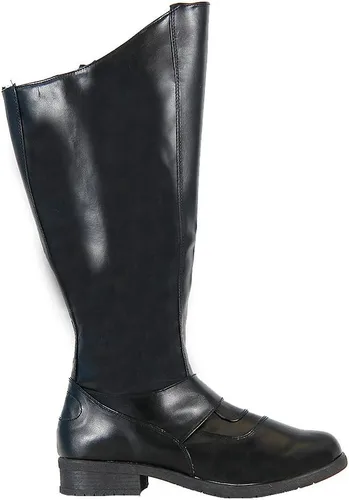 Vista 3 de Superhero Cosplay Halloween Costume Black Boots
