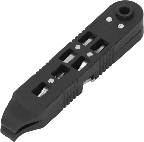 Vista 2 de Ratchet Wrench and Tire Lever Kit,Portable Bike Repair Tool Kit Bike Multitool Cycling Tool Kit for Bike Enthusiasts and Professional Repairers
