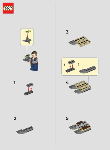 Vista 2 de LEGO Jurassic World: Owen con Airboat y Tranquilizer Gun - A partir de 6 años