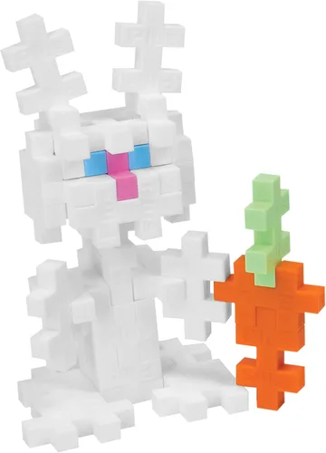 Vista 3 de Plus Plus Bunny - Juego de bloques de construcción de rompecabezas 3D, mini piezas entrelazadas, actividades divertidas de vacaciones para niños