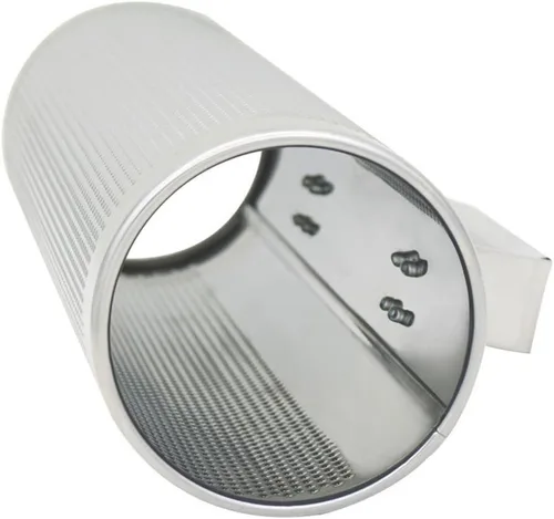 Vista 3 de Guiro con raspador, acero inoxidable Metal Guiro Shaker Latin Percusion Instrumento
