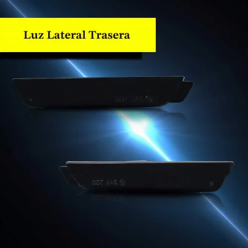 Vista 2 de TurningMax - Lentes ahumadas estilo SS rojo LED luces de marcador laterales traseras compatibles con Chevy Camaro 2010 2011 2012 2013 2014 2015