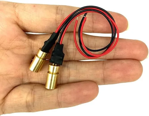 Vista 5 de módulo láser de luz roja 650nm módulo láser industrial longitud focal ajustable (cross-2packs)