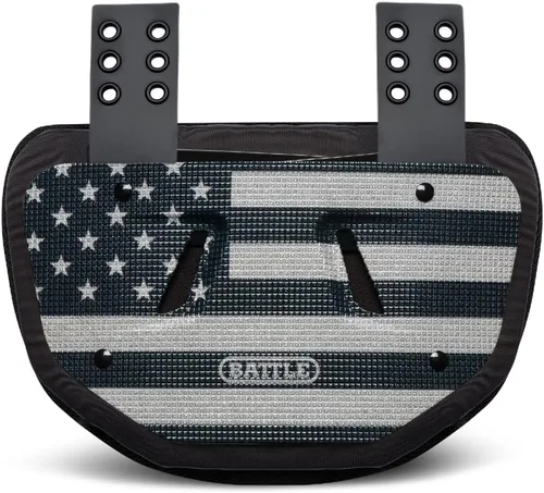 Vista 11 de Battle Sports Diamond - Placa trasera de fútbol – Protector rígido de espalda baja con espuma contorneada para protección de alto impacto para Negro