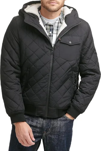 Vista 7 de Levi's mens Levi's Men's Diamond Quilted Sherpa Lined Bomber Jacket