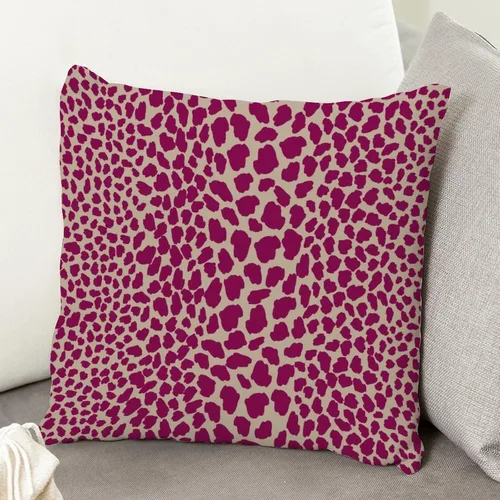 Vista 67 de Funda de cojín decorativa con estampado de guepardo verde peridoto para sofá, funda de almohada verde crema con estampado de leopardo con A-16