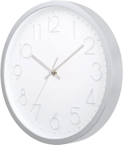 Vista 16 de Reloj de pared, relojes de pared de cocina, reloj silencioso redondo, clásico, funciona con pilas, diseño moderno y estilo para sala de estar