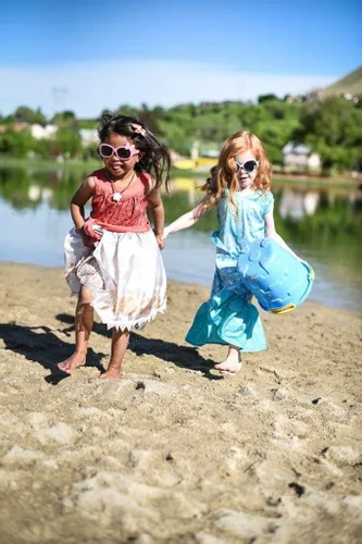 Vista 5 de Little Adventures Disfraz de sirena para niñas (edad pequeña de 1 a 3 años)