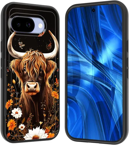 Vista 9 de Funda para Pixel 7A, [probada contra caídas de grado militar] Funda protectora resistente a prueba de golpes para Google Pixel 7A de 6.1 pulgadas