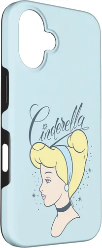 Vista 3 de Funda para iPhone 16 Disney Cenicienta con diseño de princesa estrellada