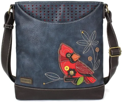 Vista 24 de CHALA Sweet Messenger - Bolso de hombro de tamaño medio con correa ajustable Ajolote - Turquesa