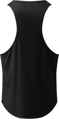 Vista 3 de Camiseta deportiva para hombre sin mangas diseño de músculo cuello redondo sin mangas para entrenamiento muscular gimnasio entrenamiento atletismo