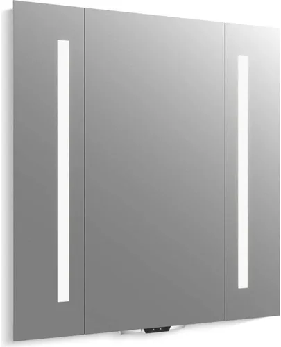 Vista 26 de KOHLER 99001-NA Verdera - Botiquín de baño de 15 pulgadas de ancho x 30 pulgadas de alto con espejo de aumento, gabinete de pared de baño empotrado