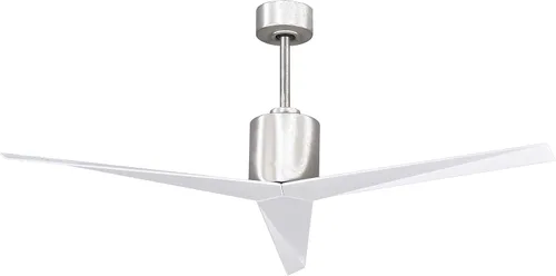 Vista 12 de Matthews EK-BN-BN Eliza - Ventilador de techo Eliza para exteriores e interiores de 56 pulgadas con control remoto y control de pared, 3 aspas ABS