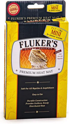 Vista 2 de Fluker's Alfombrilla térmica prémium para todos los reptiles y anfibios, mini de 4 x 5 pulgadas