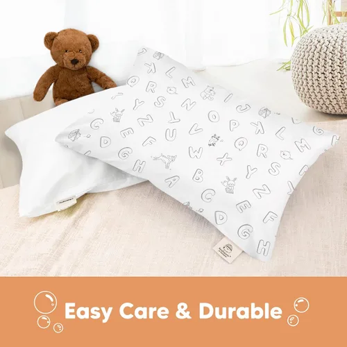 Vista 7 de KeaBabies Funda de almohada para niños pequeños de 13 x 18 pulgadas, funda de almohada de algodón orgánico para niños, niñas, funda de algodón suave