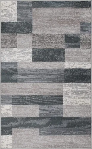 Vista 48 de Superior - Alfombra de pasillo, reverso de yute, moderna, geométrica, para dormitorio, oficina, sala de estar, entrada, suelo de madera dura