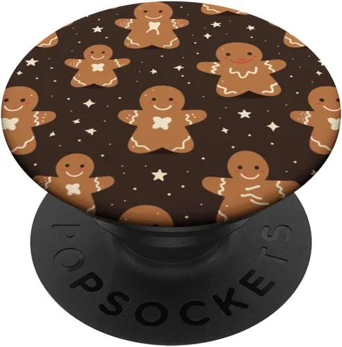 Vista 6 de Coockie de pan de jengibre navideño: PopSockets MagSafe PopGrip con temática navideña para iPhone