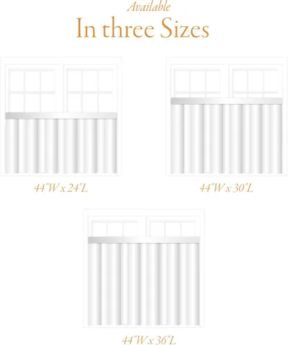 Vista 7 de Cortinas de algodón de media cocina para ventanas pequeñas, baño y café, estampado a mano en bloque, velo de novia blanco, diseño bohemio moderno