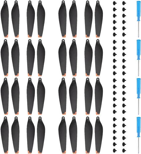 Vista 9 de Hélice para DJI Mini 4 Pro/Mini 3 Pro (16 unidades) Drone Replacement Low-Noise Quick-Release Blades Props Accessories with screws & driver. Not