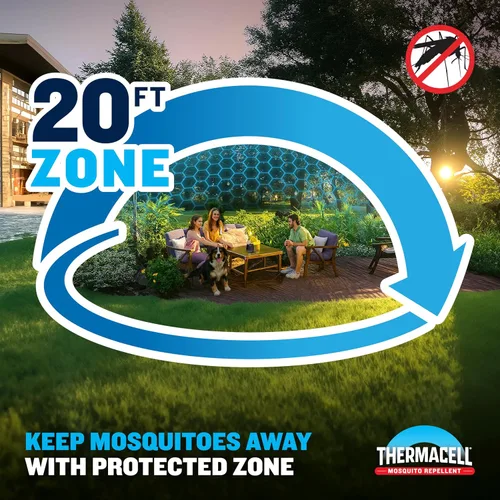 Vista 9 de Thermacell Recambios de repelente recargable para mosquitos; compatible solo con Thermacell E-Series y Radius; zona de protección de mosquitos de 20