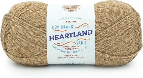 Vista 34 de Lion Brand Yarn Heartland Yarn, Hilo de Peso Medio para Tejer, Ganchillo y Manualidades, 1 Paquete, Great Smoky Mountains Grandes Montañas Humeantes