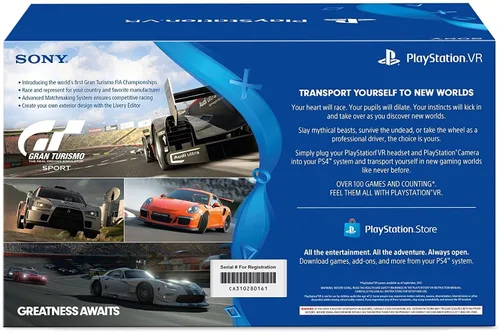 Vista 8 de Playstation VR Bundle 3artículos-gran turismo SPORT Bundle PlayStation Move Motion controladoresdos paquetes y psvr Batman Arkham VRJuego