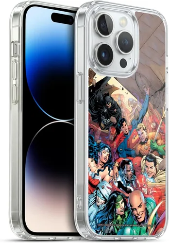 Vista 195 de Head Case Designs Funda de gel con licencia oficial de la Liga de la Justicia DC Comics #10 Darkseid War Comic Book Cover
