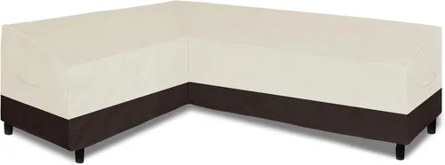 Vista 18 de Easy-Going Funda para Sofá Seccional en Forma de V para Patio, Funda Seccional Impermeable para Exteriores, Funda Resistente para Muebles de Jardín
