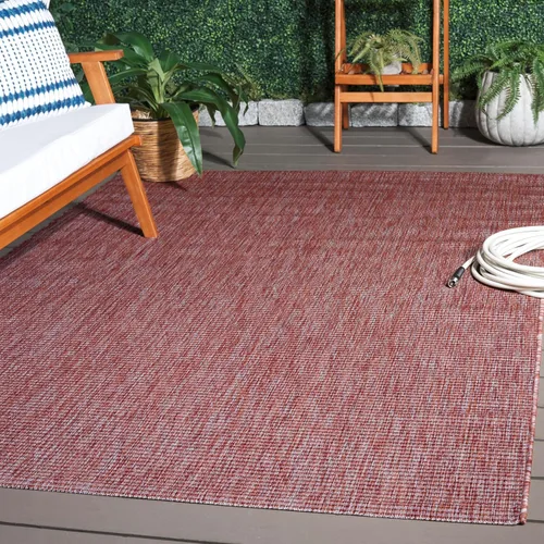 Vista 12 de SAFAVIEH Courtyard Collection - Alfombra de pasillo, 2 pies 2 pulgadas x 9 pies, aguamarina y aguamarina, no desprende pelusa y de fácil cuidado