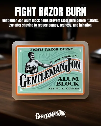 Vista 2 de Bloque de alumbre en funda de plástico (3.7 onzas), de Gentlemen Jon