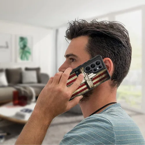 Vista 6 de Funda para Galaxy S22 Ultra, resistente 3 en 1, híbrida de plástico duro y silicona suave, a prueba de golpes, funda de protección contra caídas