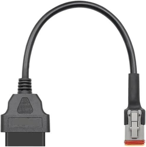 Vista 4 de 4PIN to 16PIN obd2 Fit for HAR-David Ha Motorcycle Adapter