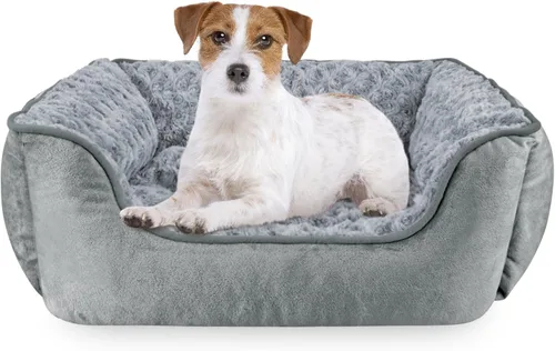 Vista 27 de JOEJOY - Cama rectangular para perros grandes, medianos y pequeños - Cama de sofá ortopédica lavable, suave y transpirable para cachorros
