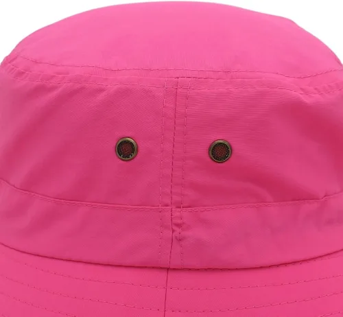 Vista 5 de LLmoway Sombrero ligero de safari para mujer, sombrero de pesca de secado rápido con correa fresca