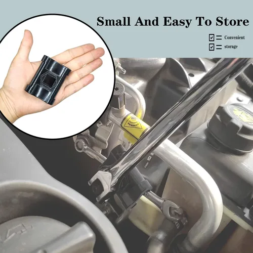 Vista 7 de Extensor de llave universal para llave hexagonal de 1/2 pulgada o 0.827 in Wrench Extension Adapter, Torque Multiplier, Cheater Bar, Break Bars