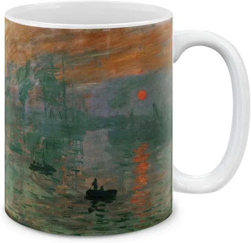 Vista 12 de MUGBREW Classic Art - Taza de café de cerámica de almendra Vincent Van Gogh, 11 onzas