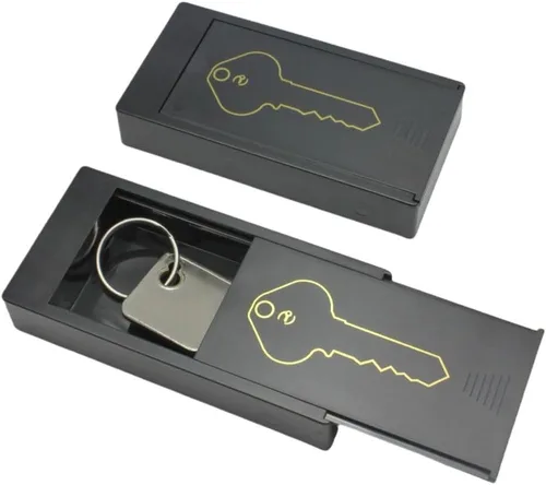 Vista 4 de Ocultar un soporte magnético para llaves, caja de emergencia, caja de seguridad secreta, repuesto debajo del automóvil, casa, oficina, garaje