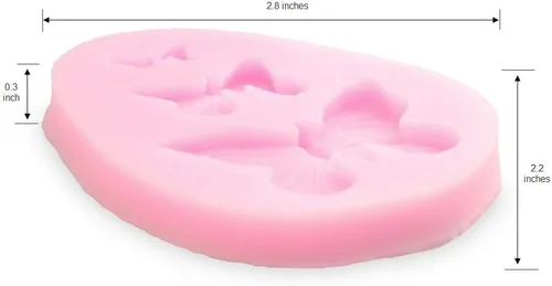 Vista 2 de Molde de mariposa de silicona para Chololate Mariposa Fondant Candy Molds Molde para hornear pasteles caseros DIY