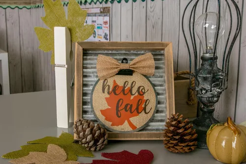Vista 5 de Teacher Created Resources Home Sweet Classroom Happy Fall Mini tablón de anuncios (TCR8734)