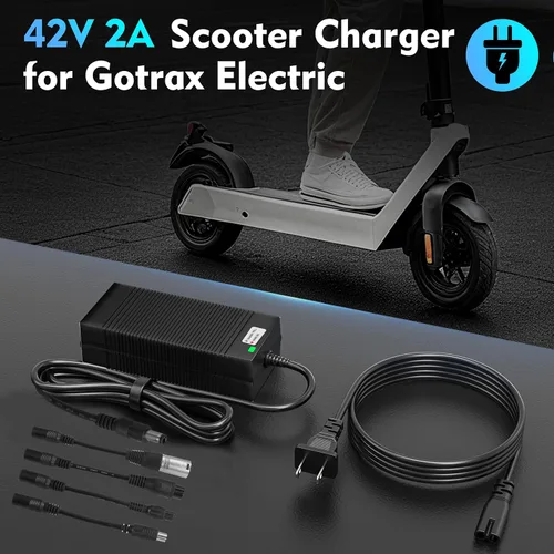 Vista 3 de Cargador de scooter 42V, cargador rápido certificado UL
