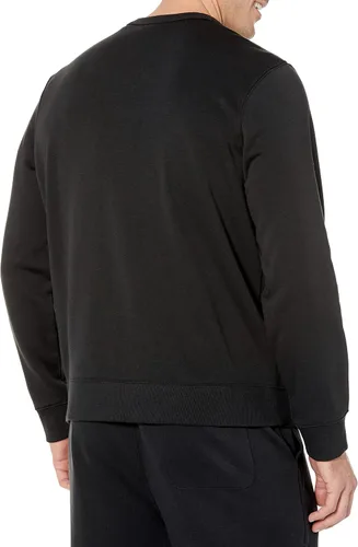 Vista 6 de Tienda Essentials Sudadera ligera de manga larga de rizo francés con cuello redondo para hombre (disponible en tallas grandes y altas)