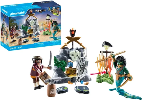 Vista 12 de Playmobil Piratas: Batalla con el pulpo gigante
