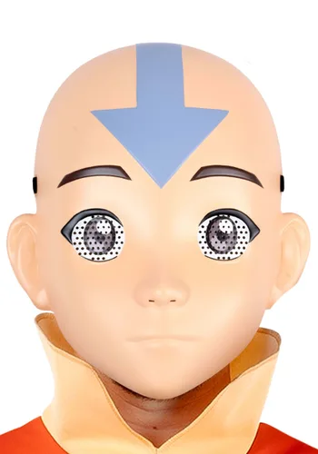 Vista 6 de Disfraz Deluxe para Hombre de Aang, el Último Maestro Aire Multicolor