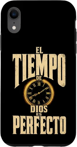 Vista 29 de Fe Cristiana El Tiempo De Dios ES Perfecto Vintage Clock Case for iPhone Air