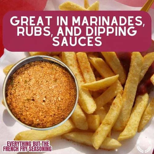 Vista 7 de Everything But The French Fry Seasoning Mezcla de especias gourmet Totalmente natural, sin OGM Hecho a mano, mezcla de especias en lotes