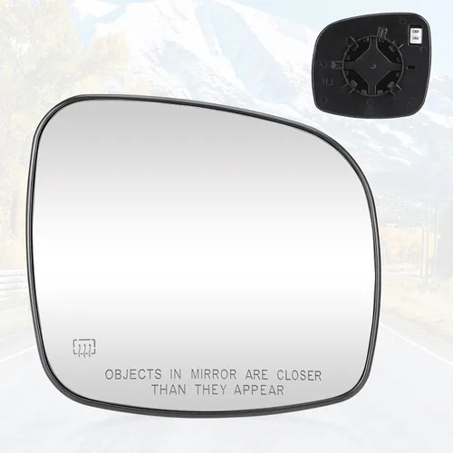 Vista 8 de Youxmoto Cristal de Espejo del Conductor Lado Izquierdo - Se Adapta a Chrysler Town & Country (2008-2016), Dodge Grand Caravan (08-2020), RAM C/V